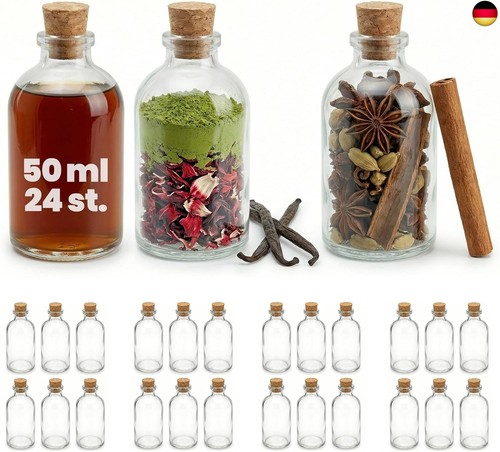 Glasflaschen 50ml mit - 24,