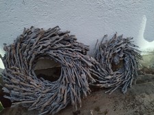 Naturkranz aus wurzelzweigen - naturkranz,