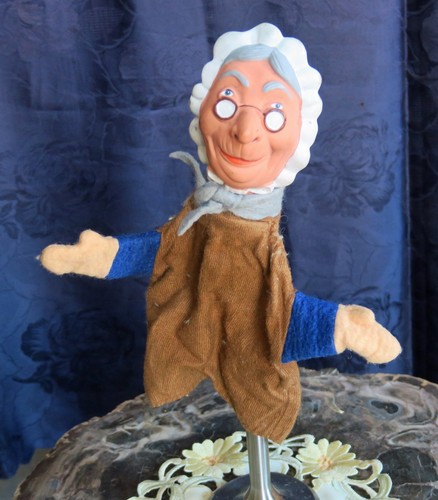 Handpuppe ddr großmutter - handpuppe,