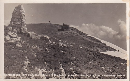 Postkarte schneeberg 2075 - postkarte,