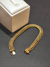 Achter panzerarmband 585er - -,