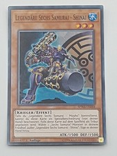 Yu-Gi-Oh! Einzelkarte Legendäre Sechs Samurai - Shinai bespielt