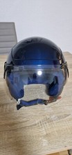 Helm Demi Jet Piaggio PJ Blau