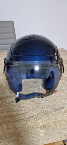 Helm demi jet piaggio blau - helm,