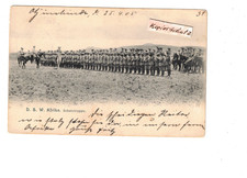 2N DSWA Feldpost Nr.1 Otjimbinde 1905 n. Baddeckenstedt Parade der Schutztruppe