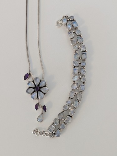 Vintage mondstein collier - vintage,