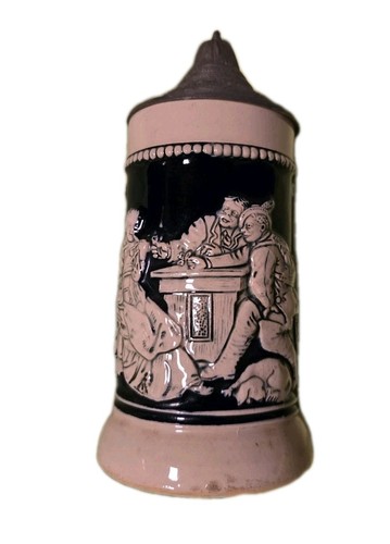 Bierkrug steinkrug 250ml mit - steinkrug,