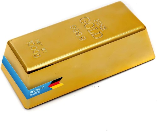 Goldbarren türstopper deko - goldbarren,