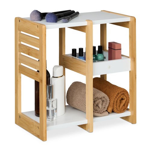 Badregal bambus beistellregal - badregal,