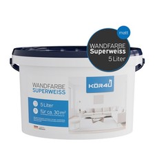 kör4u Wandfarbe superweiss 5