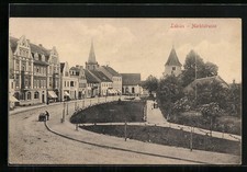 Labiau, Hotel Deutsches Haus in der Marktstrasse, Ansichtskarte 