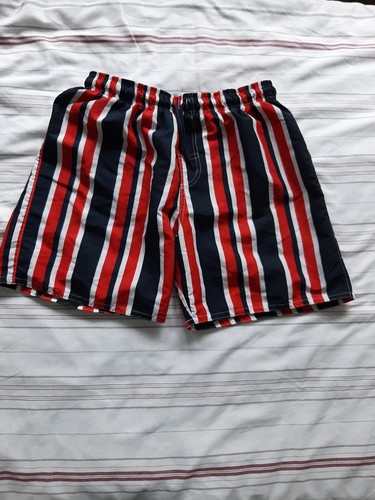 Badehose blau rot - badehose,