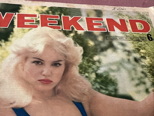 Weekend magazine 1962 marilyn - weekend, 1962.