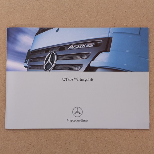 Mercedes actros wartungsheft - mercedes,
