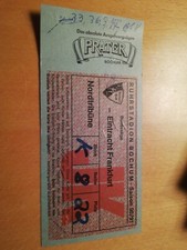 Eintrittskarte VfL Bochum - Eintracht Frankfurt