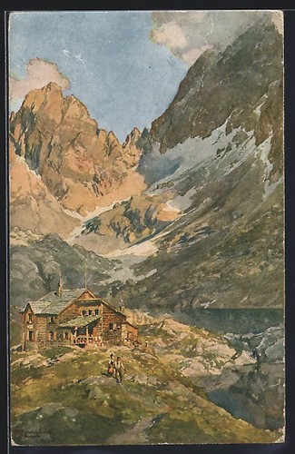 Künstler edward theodore - künstler-ak,
