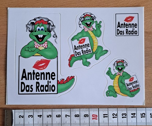 Alter aufkleber sticker - sticker, radio
