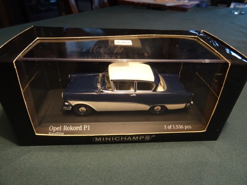 Opel rekord royalblau - opel,