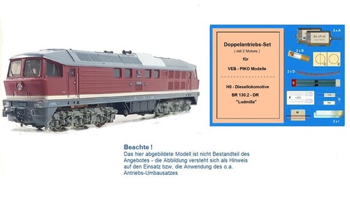 Doppelantrieb für piko br130 - doppelantrieb,