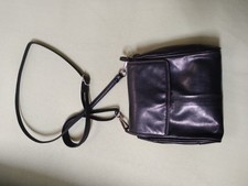 Hübsche Kleine Fabiani Tasche Echt Leder Schwarz
