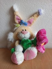 Mimihopps mit pinker Blume Diddl Hase Kaninchen Plüsch Stofftier Kuscheltier