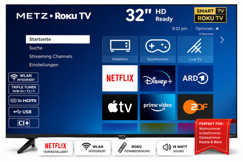 Ready roku smart tv - hd,
