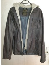 Mauro Ferrini Kunstlederjacke gr. L mit abnhembarem Westenverschluss