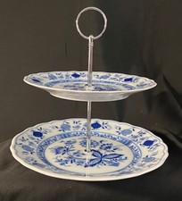 Oscar Schaller Étagère mit 2 Etagen  "Zwiebelmuster"