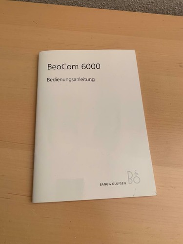 Bang olufsen o - &, beocom