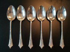 Antik Versilbert großer