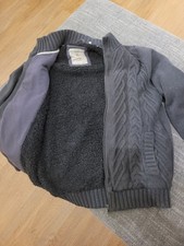 Herren Janker * Strickjacke gefüttert von Mey & Edlich 100 % Lambswool Gr. 52