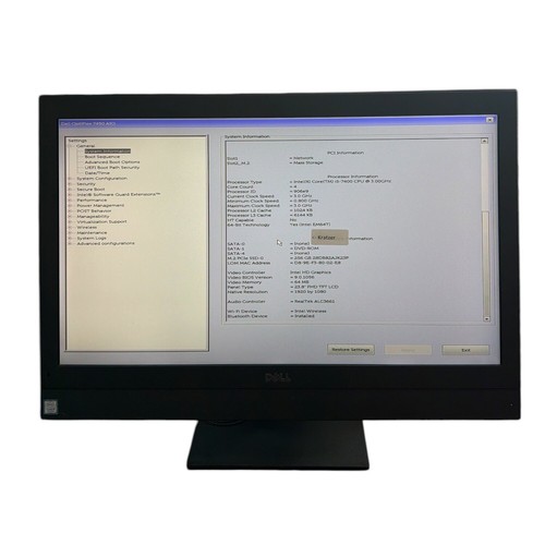 Dell optiplex 7450 - optiplex, aio