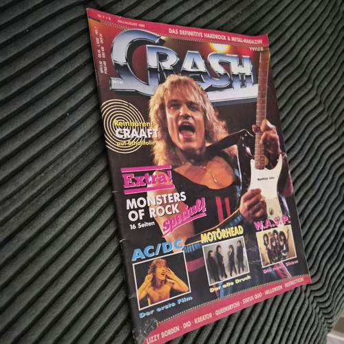 Crash metal magazin 1986 - metal,