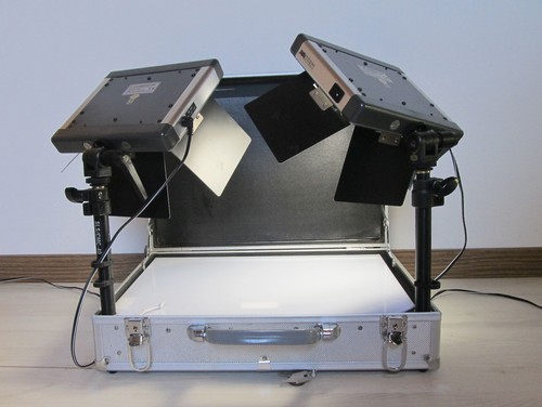 Foto licht box fluorescent - licht,