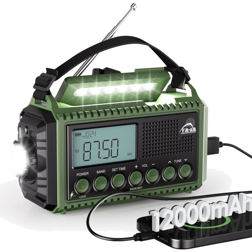 Kurbelradio mit powerbank - kurbelradio,