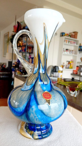 Große glas vase opaline - vase,
