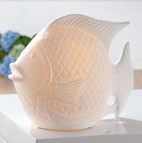 Gilde porzellan lampe fisch - gilde,