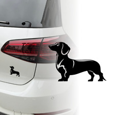 Auto Aufkleber | Dackel | Verschiedene Farben / Größen | Dog Car Sticker 212
