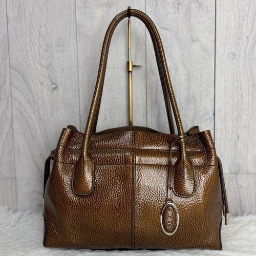 Tod tasche braun gold - tasche,