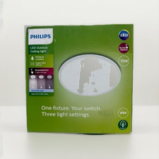 Philips LED Deckenleuchte Superslim Schwarz 15W/1500lm IP54 Neu Rechnung MwSt 