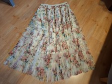 Tüll Mesh Rock Ibiza Style Creme Bunt  Gr. L  ( 38-40 )