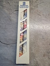 2 x Tropfkerzen von GALA-Kerzen, mehrfarbig, bunt, Brenndauer ca. 5 Stunden