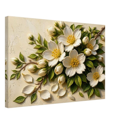 Wandbild vintage jasmin - wandbild,