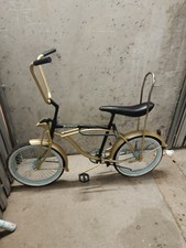 Fahrrad Bonanza Style  Gold lackiert ,Hellblaue Speichen Gut Erhalten