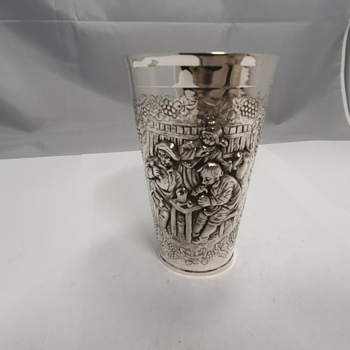 A218 handarbeit becher silber - a218#,