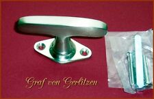  Messing Nickel Fenstergriff Fensterolive Art Deco  Brass Window Handle F51N