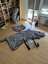 Fliegendecke Größe 155 Zebra Mit Halsteil Ohne Füllung
