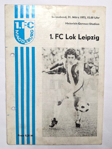 Orig programm fc magdeburg - orig., 1.fc