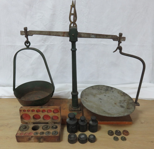 Vintage balkenwaage - vintage-balkenwaage, /