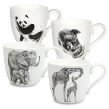 Porzellan Becher 1 Set Kaffee